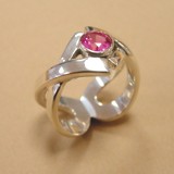escuela de joyería, arte y diseño CADJ ® Anillo fabricado para la Asociación contra el Cancer de Mama